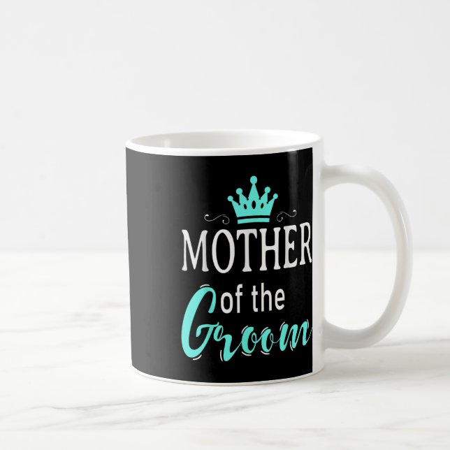Mutter des Bräutigams Braut Lustige Hochzeitsgrupp Kaffeetasse (Rechts)