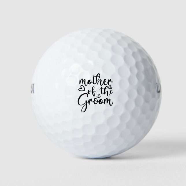 Mutter des Bräutigams Golfball (Vorderseite)