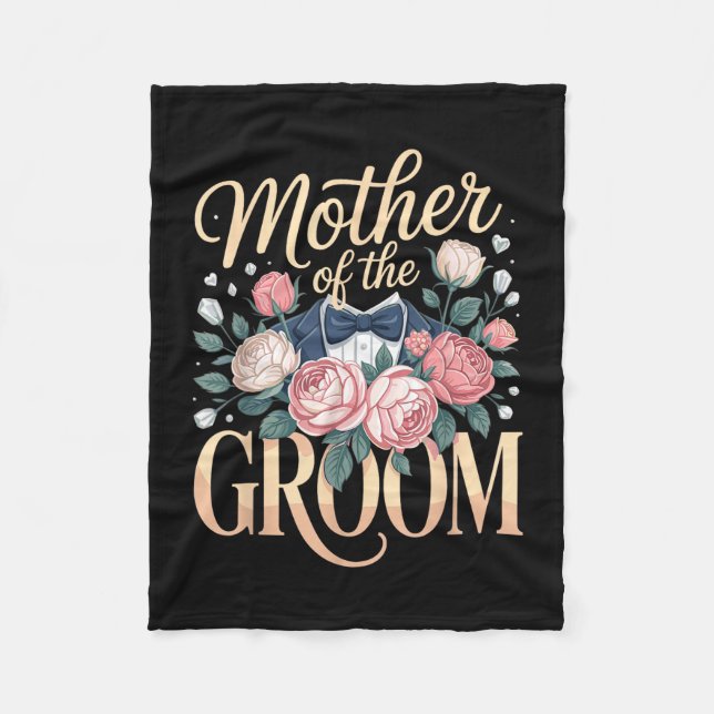 Mutter des Bräutigams Mutter Mama Fleecedecke (Vorderseite)