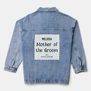 Mutter des Bräutigams Stilvolle Hochzeit Personali Jeansjacke
