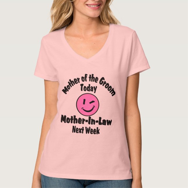 Mutter des Bräutigams T-Shirt (Vorderseite)