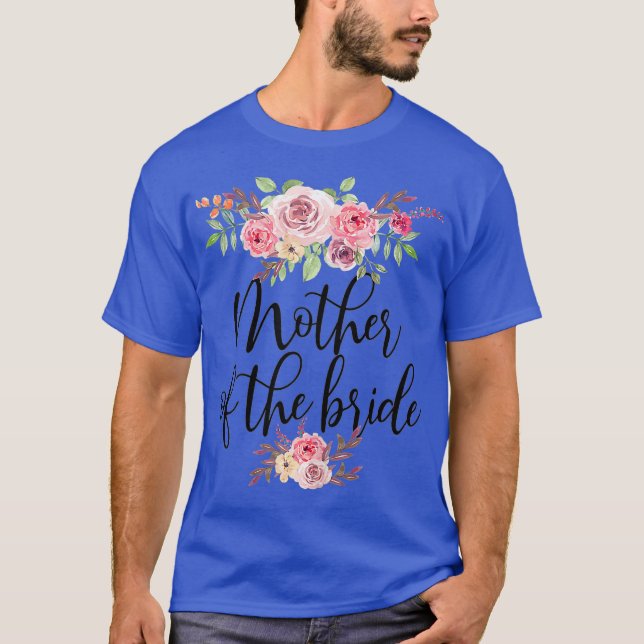 Mutter des Brautparty Hochzeit T-Shirt (Vorderseite)