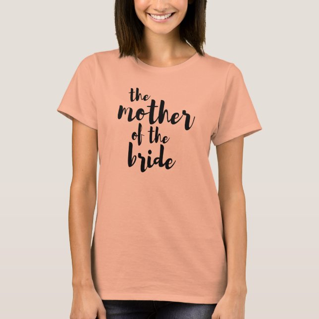 Mutter des Bride Brautparty Wedding Tshirt (Vorderseite)