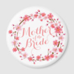 Mutter des Bride Cherry Blossom Wedding Magnet<br><div class="desc">For further customization,  please click the Customize button and use our design tool to modify this template. If the options are available,  you may change text and image by simply clicking on "Edit/Remove Text or Image Here" and add your own. Designed by Freepik.</div>