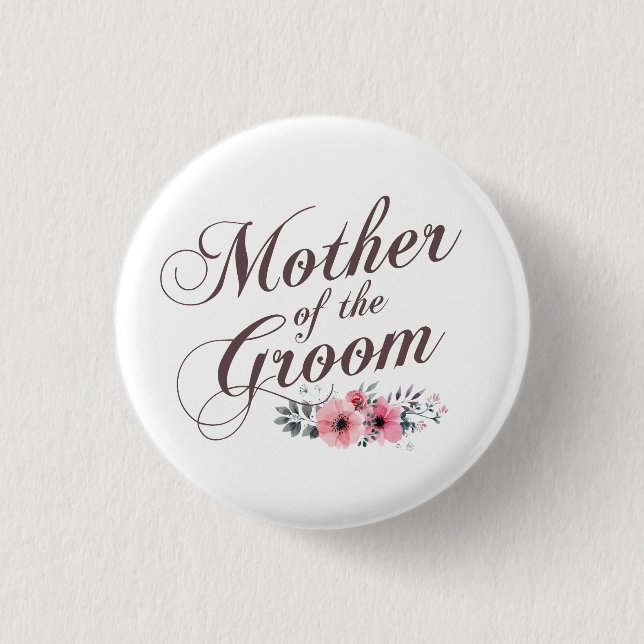 Mutter des Button-Knopfes der Bräutigam-eleganten Button (Vorderseite)