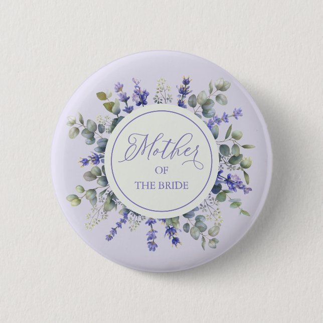 Mutter des Gerahmten Brautlavenders Eukalyptus Button (Vorderseite)