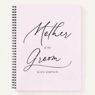 Mutter des Groom-Chic-Skript-Notebooks Notizbuch