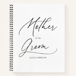 Mutter des Groom-Chic-Skript-Notebooks Notizbuch