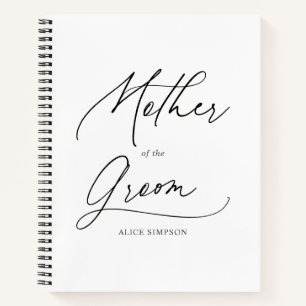 Mutter des Groom-Chic-Skript-Notebooks Notizbuch