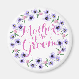 Mutter des Groom Floral Wedding Magnet