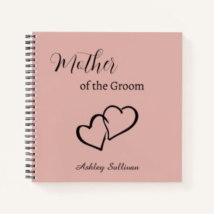 Mutter des Groom-Notebook-Hochzeitsgeschenk Notizbuch