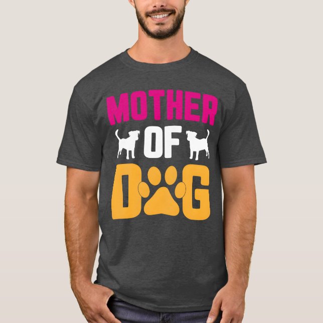 Mutter des Hundefreundes T-Shirt (Vorderseite)