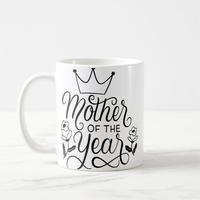 Mutter des Jahres Kaffeetasse (Links)