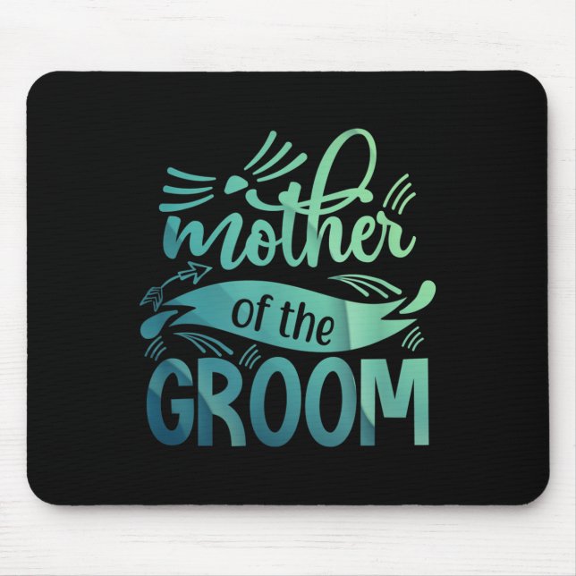 Mutter des Junggeselinnen-Abschieds der Groom-Shir Mousepad (Vorne)