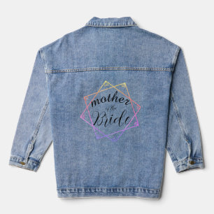 Mutter des Junggeselinnen-Abschieds Jeansjacke