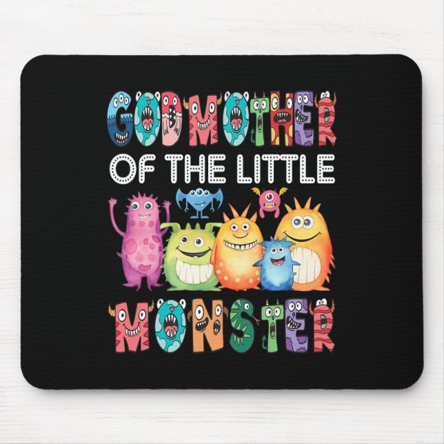 Mutter des kleinen Monsters Kinder 1. Geburtstag Mousepad (Vorne)
