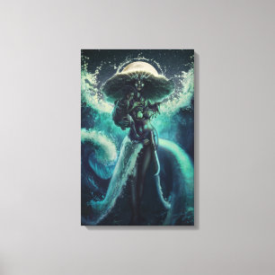 Mutter des Meeres - Yemoja Leinwand-Druck Leinwanddruck