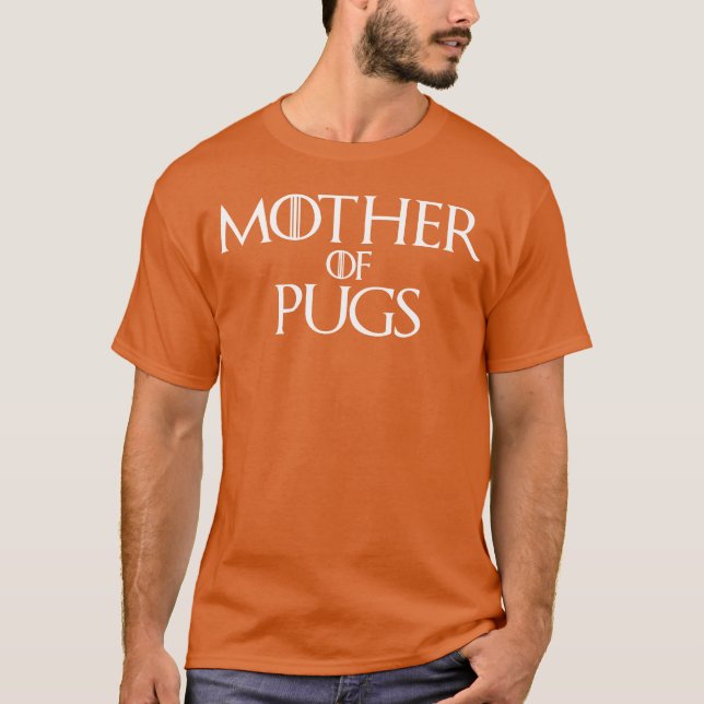 Mutter des Mops T-Shirt (Vorderseite)