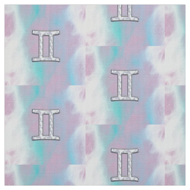 Mutter des Perldekorators Gemini Zodiac Symbol Stoff (Muster)