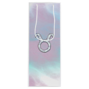 Mutter des Perlenstil Taurus Zodiac-Symbols Geschenktüte Für Weinflaschen