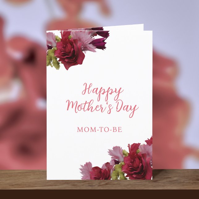 Mutter, die blutig glücklich Mutter Tageskarte wir Karte (Mother's Day Card for the mom-to-be! )