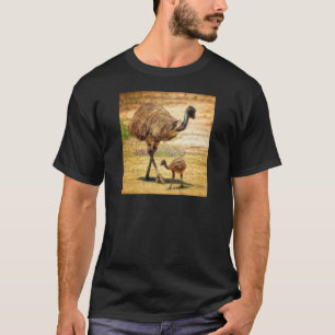 Mutter, die ein Auge auf ihrem Baby behält T-Shirt