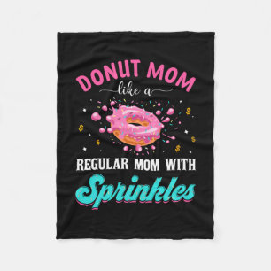 Mutter Donut Mama wie eine regelmäßige Mama mit Sp Fleecedecke