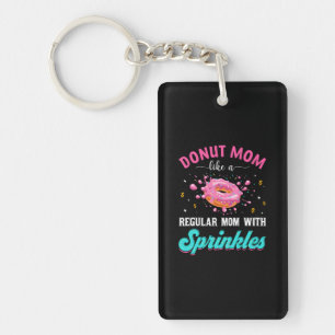 Mutter Donut Mama wie eine regelmäßige Mama mit Sp Schlüsselanhänger