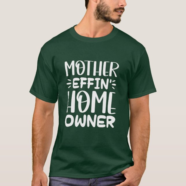 Mutter Effin Familie T-Shirt (Vorderseite)