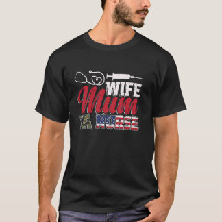 Mutter Ehefrau VA Krankenschwester T-Shirt