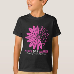 Mutter einer Blume zur Sensibilisierung für Brustk T-Shirt