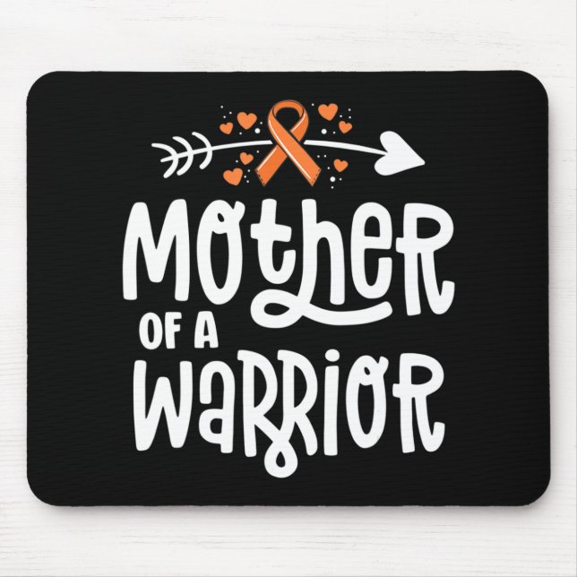 Mutter einer Warrior-Mama Leukämie Krebs Awa Mousepad (Vorne)