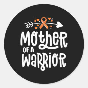 Mutter einer Warrior-Mama Leukämie Krebs Awa Runder Aufkleber