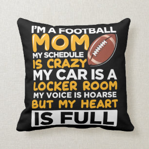Mutter eines American Football Team Player Son Kissen