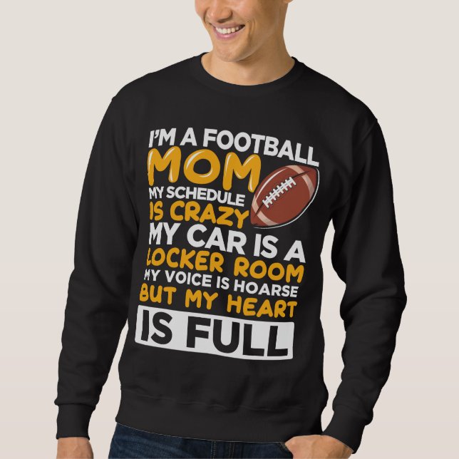 Mutter eines American Football Team Player Son Sweatshirt (Vorderseite)