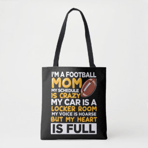 Mutter eines American Football Team Player Son Tasche