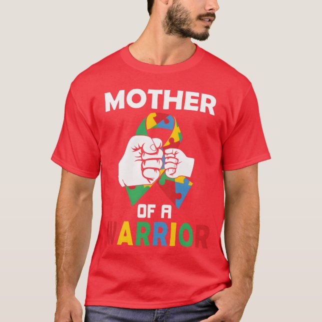 Mutter eines Kriegerjungen T-Shirt (Vorderseite)