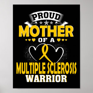 Mutter eines Kriegers gegen Multiple Sklerose Poster