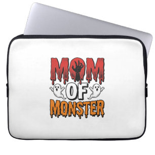 Mutter eines Monsters Vintage Halloween-Shirt-Desi Laptopschutzhülle