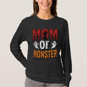 Mutter eines Monsters Vintage Halloween-Shirt-Desi T-Shirt