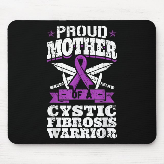 Mutter eines Zystenfibrosekriegers Mousepad (Vorne)