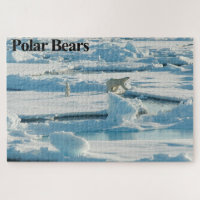 Mutter Eisbär und Cube Jigsaw Puzzle