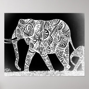 Mutter Elephant Poster