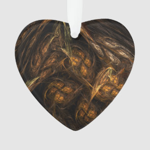 Mutter Erde Abstrakte Kunst AkrylHerz Ornament