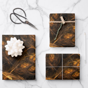 Mutter Erde Abstrakte Kunst Geschenkpapier Set