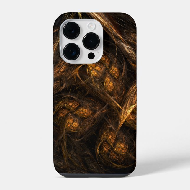 Mutter Erde Abstrakte Kunst iPhone 14 Pro Hülle (Rückseite)