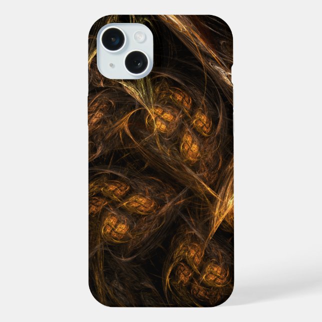 Mutter Erde Abstrakte Kunst iPhone 15 Plus Hülle (Rückseite)