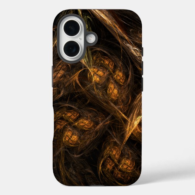 Mutter Erde Abstrakte Kunst iPhone 16 Hülle (Rückseite)