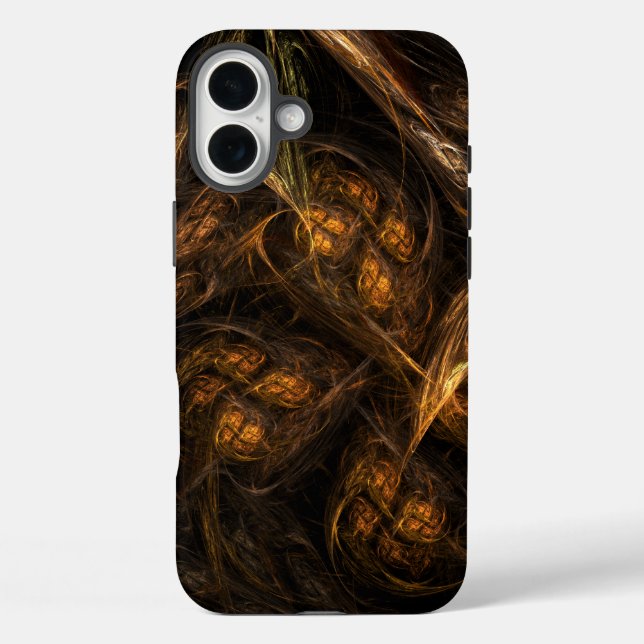 Mutter Erde Abstrakte Kunst iPhone 16 Plus Hülle (Rückseite)