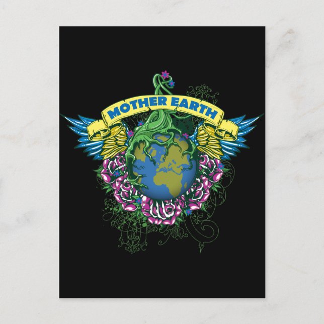 Mutter Erde Postkarte (Vorderseite)